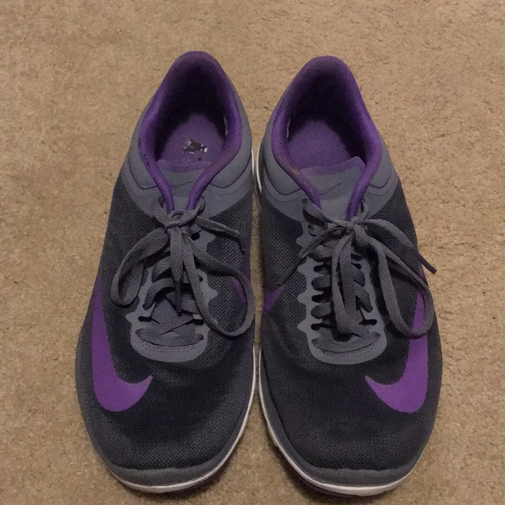 Grey and Purple Nike’s